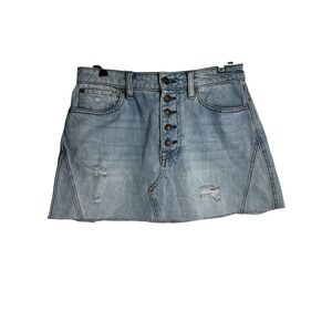 Free‎ People We The Free Denim Mini Skirt Size 28